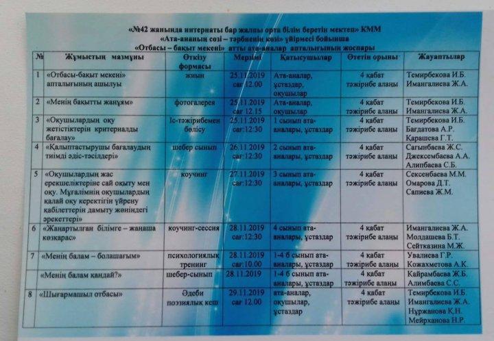 Ата-ананың сөзі – тәрбиенің көзі